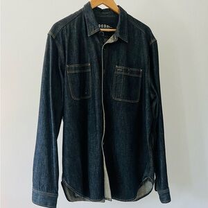 Men’s GAP Dark Denim Button-Up Shirt/Jacket XL